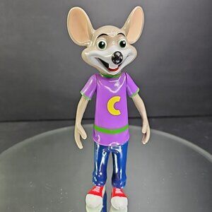 Chuck E Cheese Poseable Moveable Arms PVC Action Figure Approx 7" CN